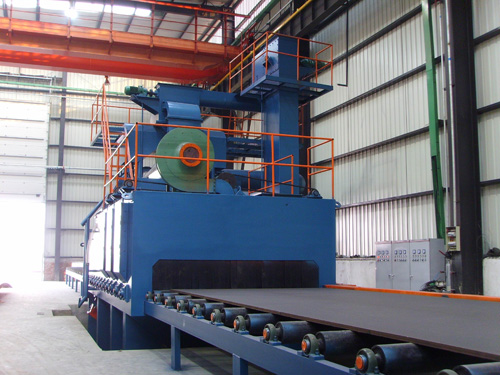 2.5米鋼板拋丸機(jī)