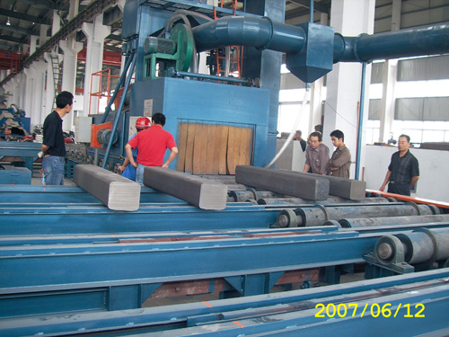 鋼廠(chǎng)用鍛件拋丸機(jī)
