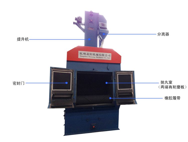 履帶式拋丸機